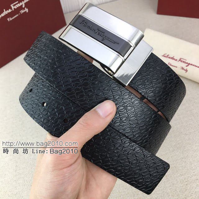 菲拉格慕男士皮帶 Ferragamo雙面用小牛皮腰帶  jjp1398